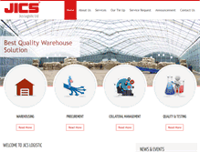 Tablet Screenshot of jicslogistic.com